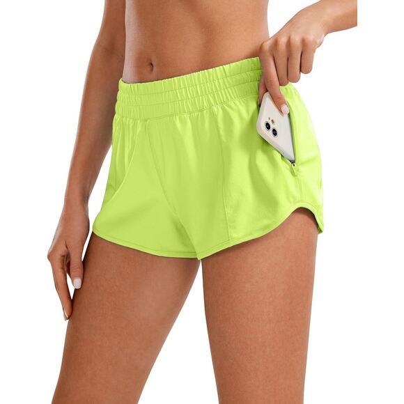 Large Women's Running Shorts Low Waisted 2.5" - Mesh Liner Quick Dry Track NWT - Picture 2 of 4